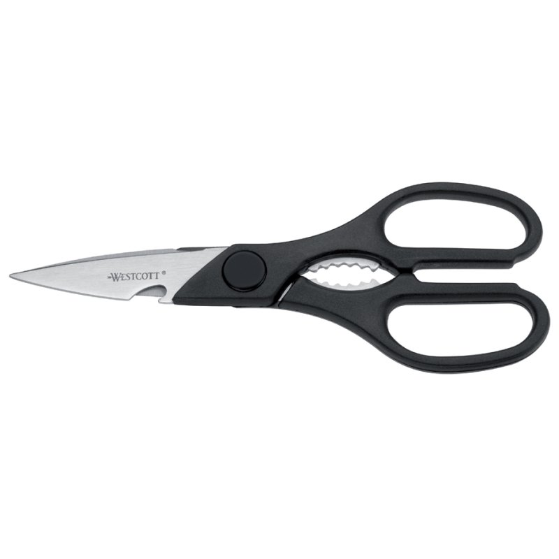 WESTCOTT huishoudschaar, zwart, 21 cm, microtanding
